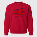Men's Washington Nationals Crewneck Sweatshirt - Red