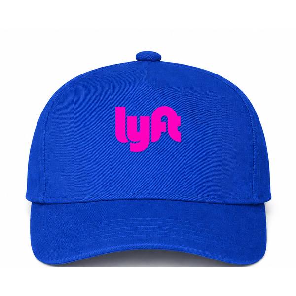 Lyft Pink Logo Blue Dad Baseball Cap Hat
