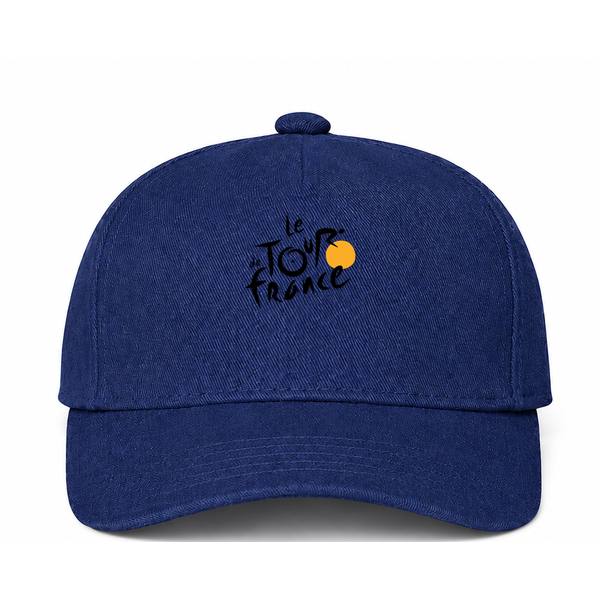 Tour de France Logo Navy Dad Baseball Cap Hat