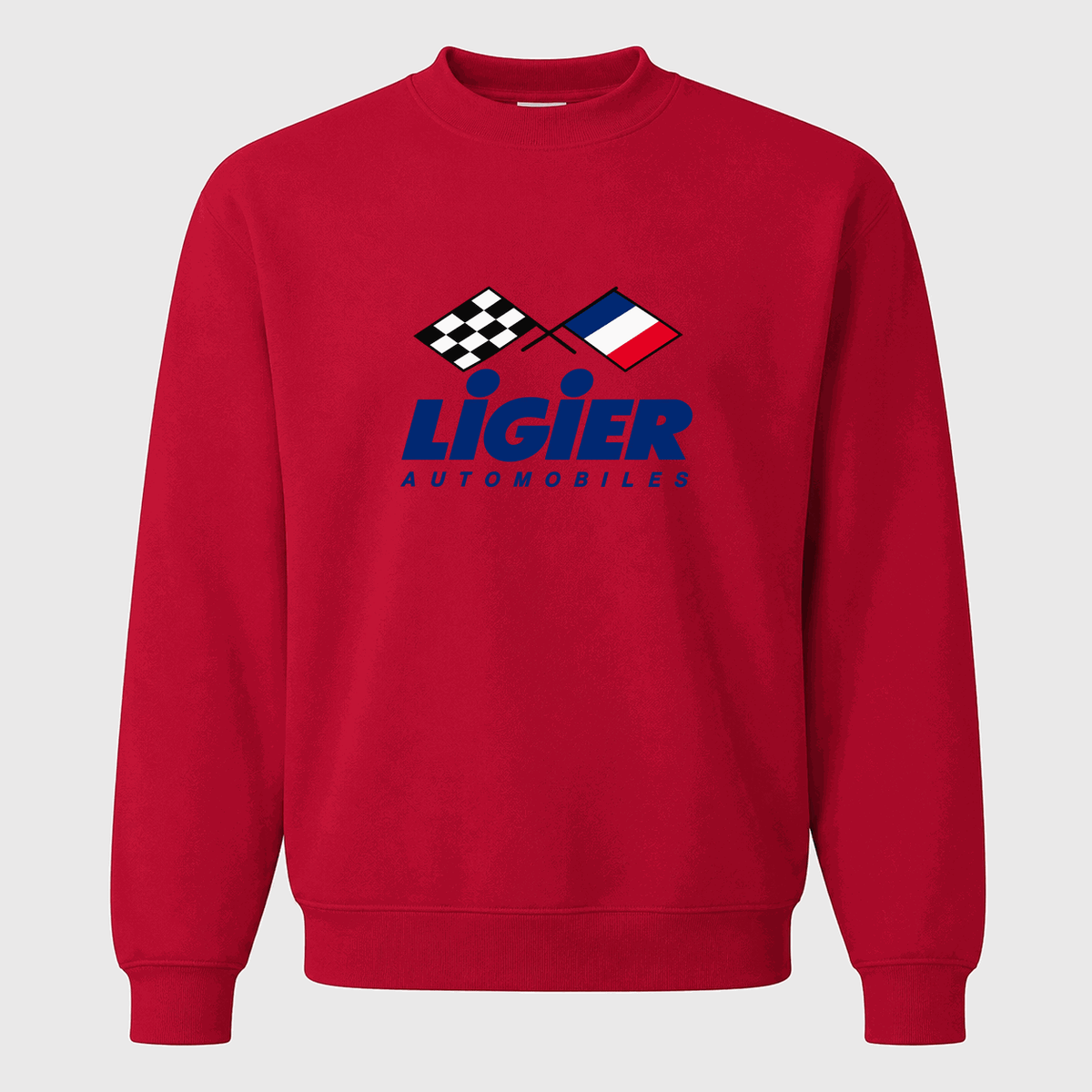 Men's Ligier Automobiles Crewneck Sweatshirt - Red