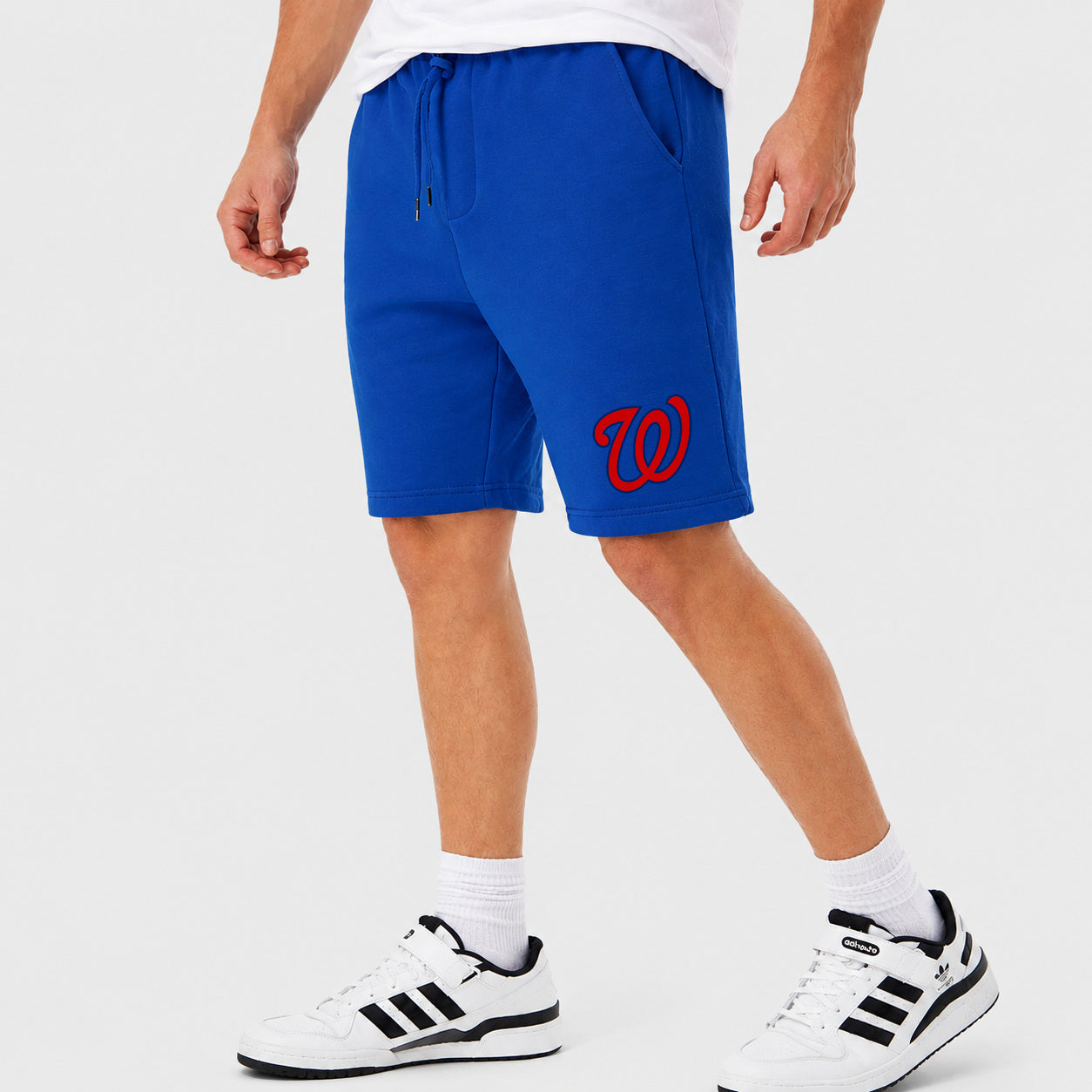 Men's Washington Nationals Cotton Shorts - Azure