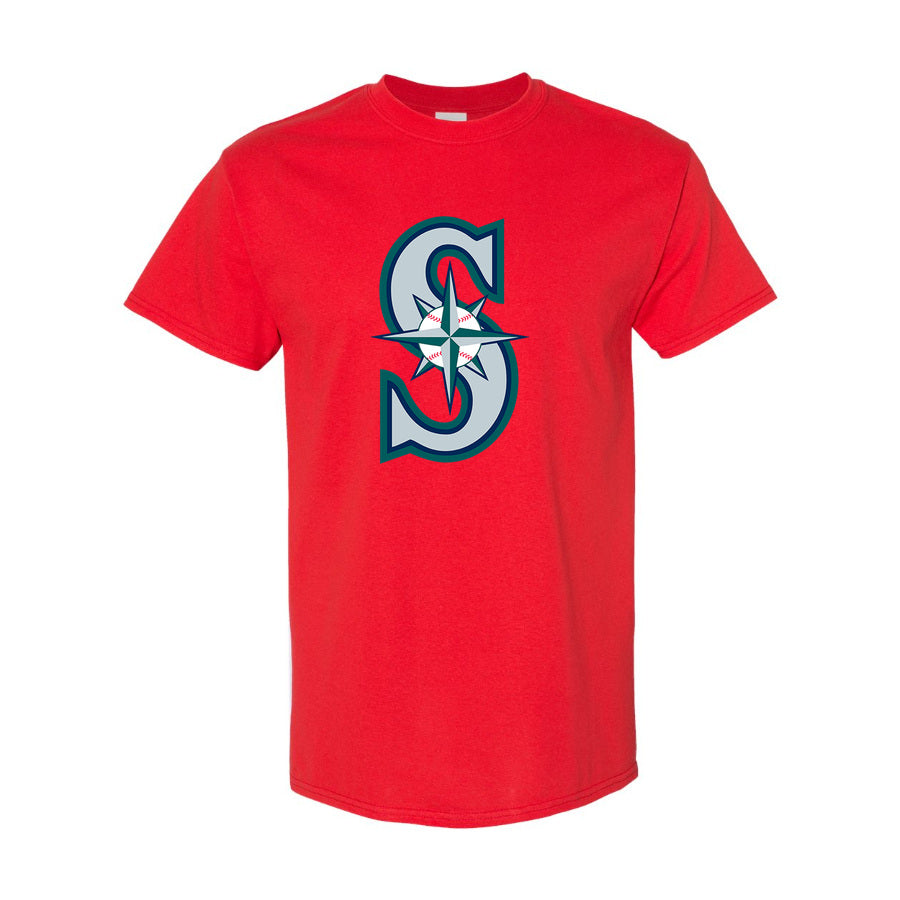 Youth's Seattle Mariners Cotton T-Shirt - Red