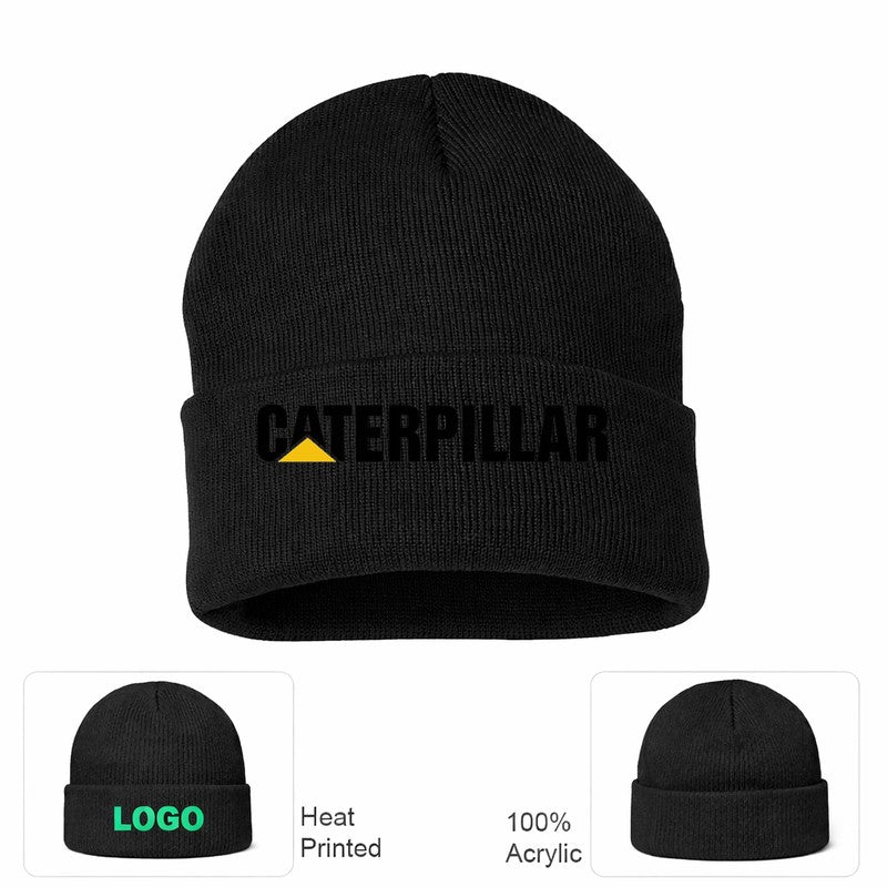 Caterpillar Black Snapback Hat
