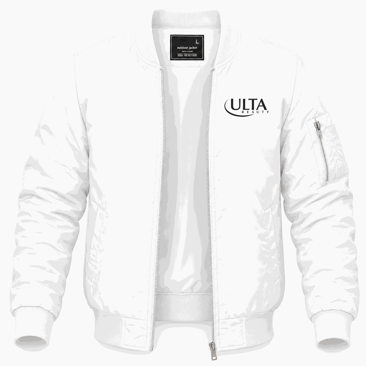 Men's Ulta Beauty Lightweight Bomber Jacket - White