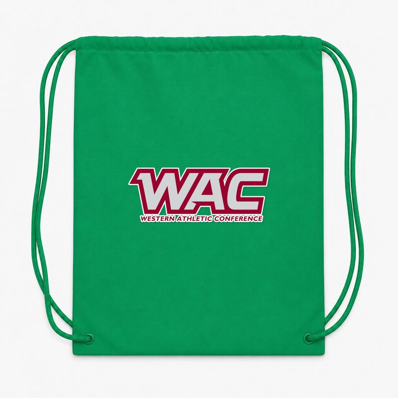Western Athletic Conference Drawstring Bag - Green