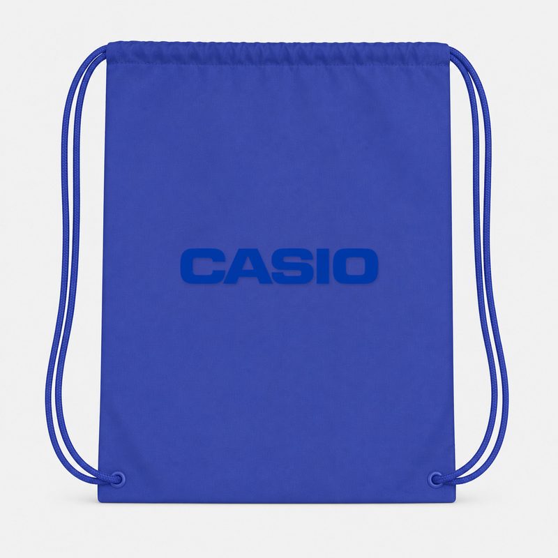 Casio Drawstring Bag - Blue
