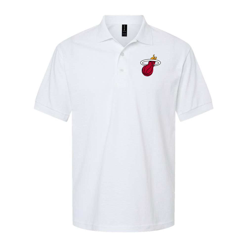 Men's Miami Heat Dry Blend Polo - White