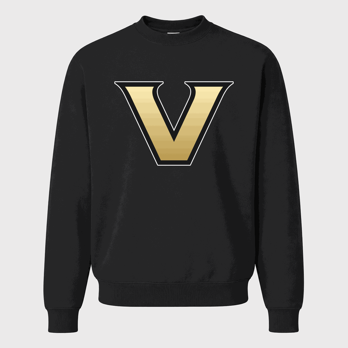 Men's Vanderbilt Commodores Crewneck Sweatshirt - Black