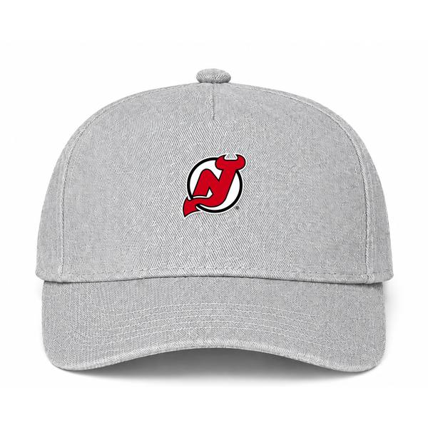 New Jersey Devils NHL Logo Gray Dad Baseball Cap Hat