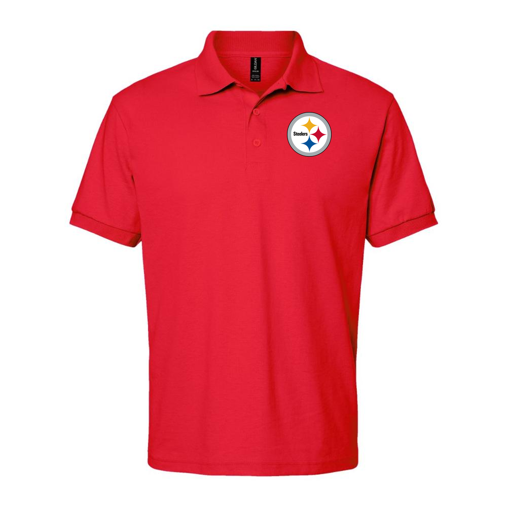 Men's Pittsburgh Steelers Dry Blend Polo - Red