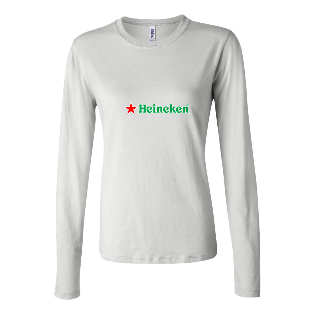 Women's Heineken Long Sleeve T-Shirt - White