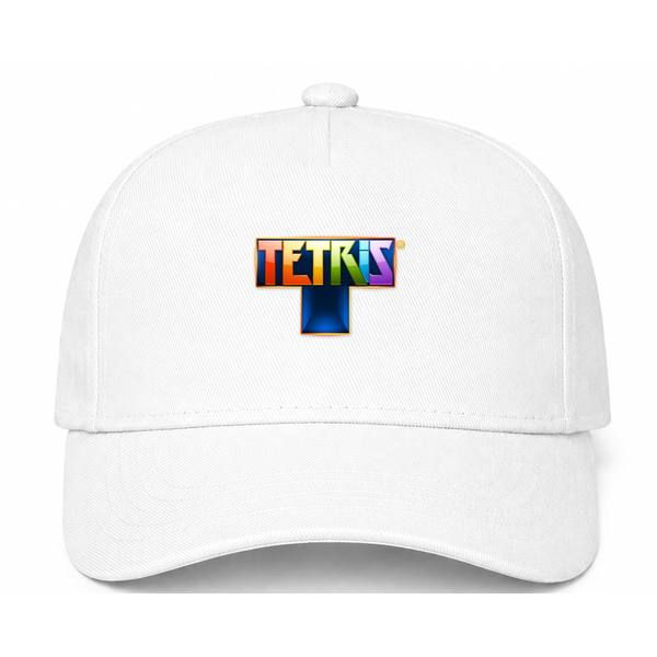 Tetris Logo White Dad Baseball Cap Hat