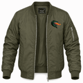 Men's UAB Blazers Logo Lightweight Bomber Jacket - Army Green