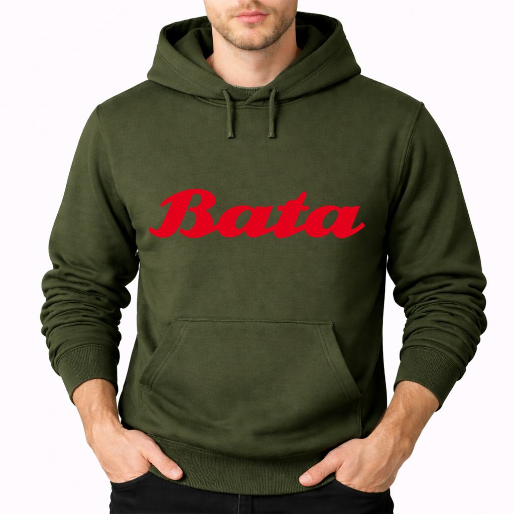 Men's Bata Pullover Hoodie - Army Green
