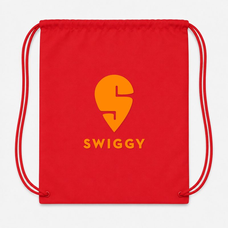 Swiggy Drawstring Bag - Red