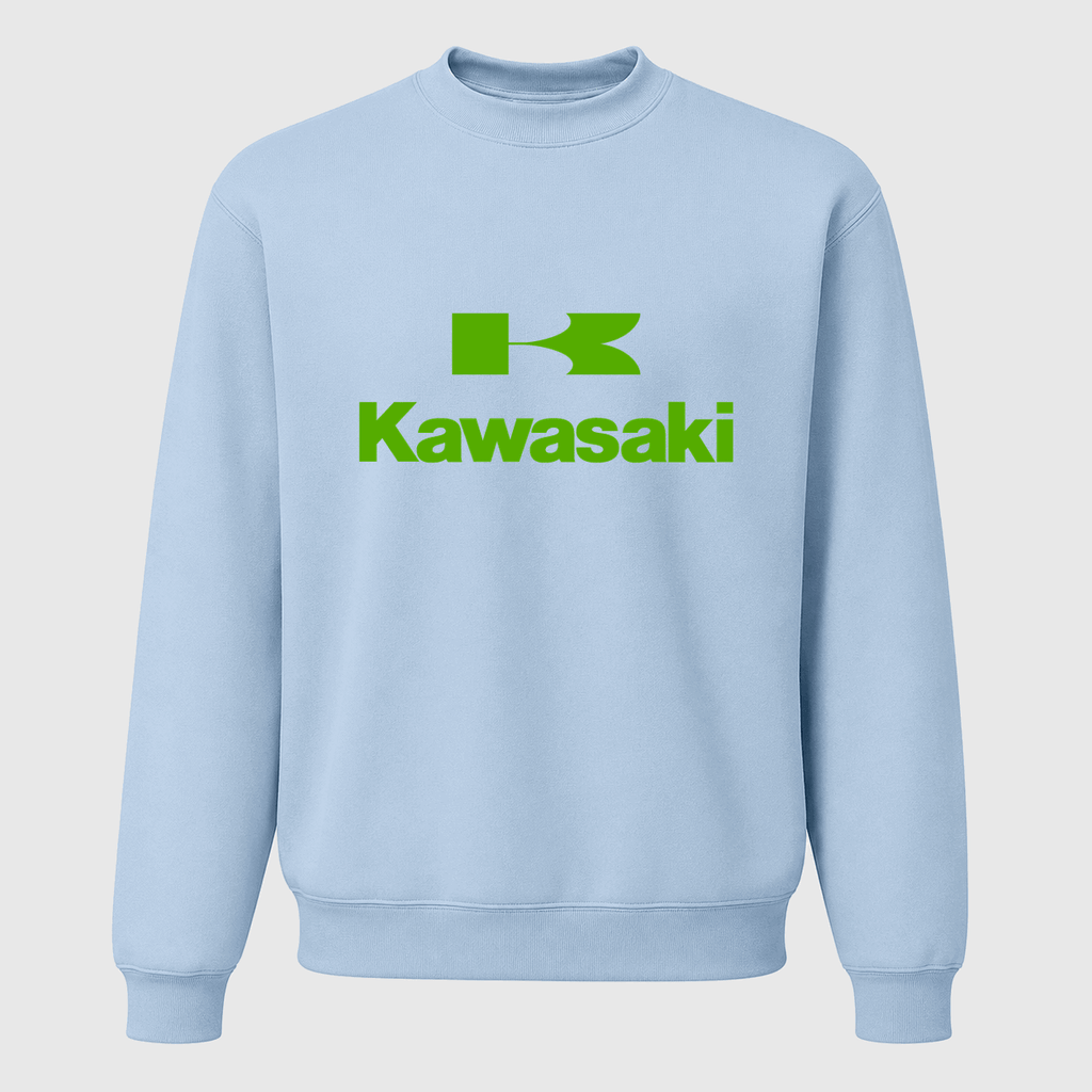 Men's Kawasaki Crewneck Sweatshirt - Sky Blue