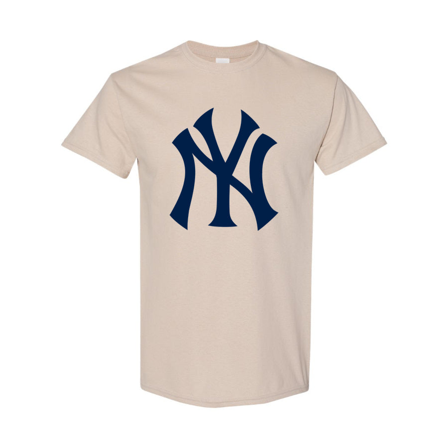 Men's New York Yankees Cotton T-Shirt - Tan