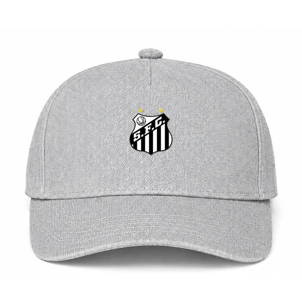 Santos FC Logo Gray Dad Baseball Cap Hat