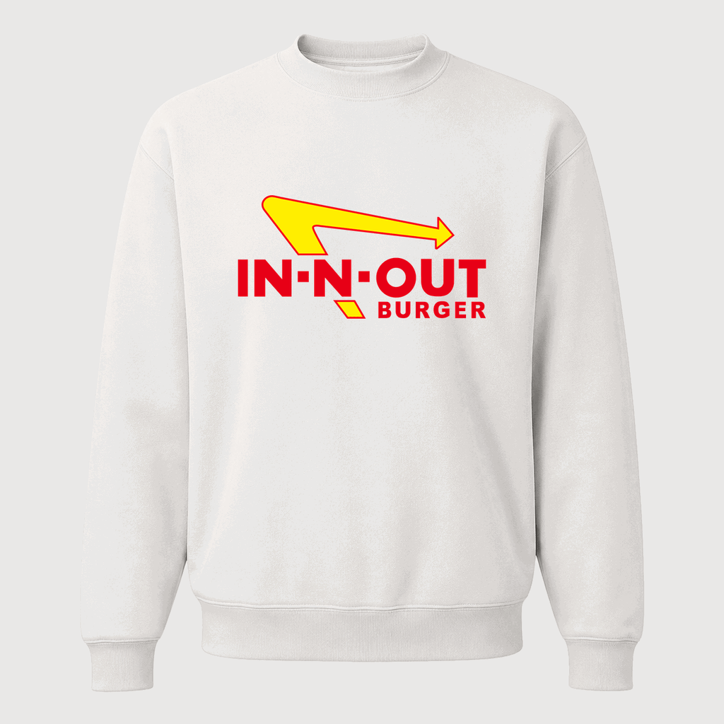 Men's In-N-Out Burger Crewneck Sweatshirt - White