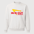 Men's In-N-Out Burger Crewneck Sweatshirt - White