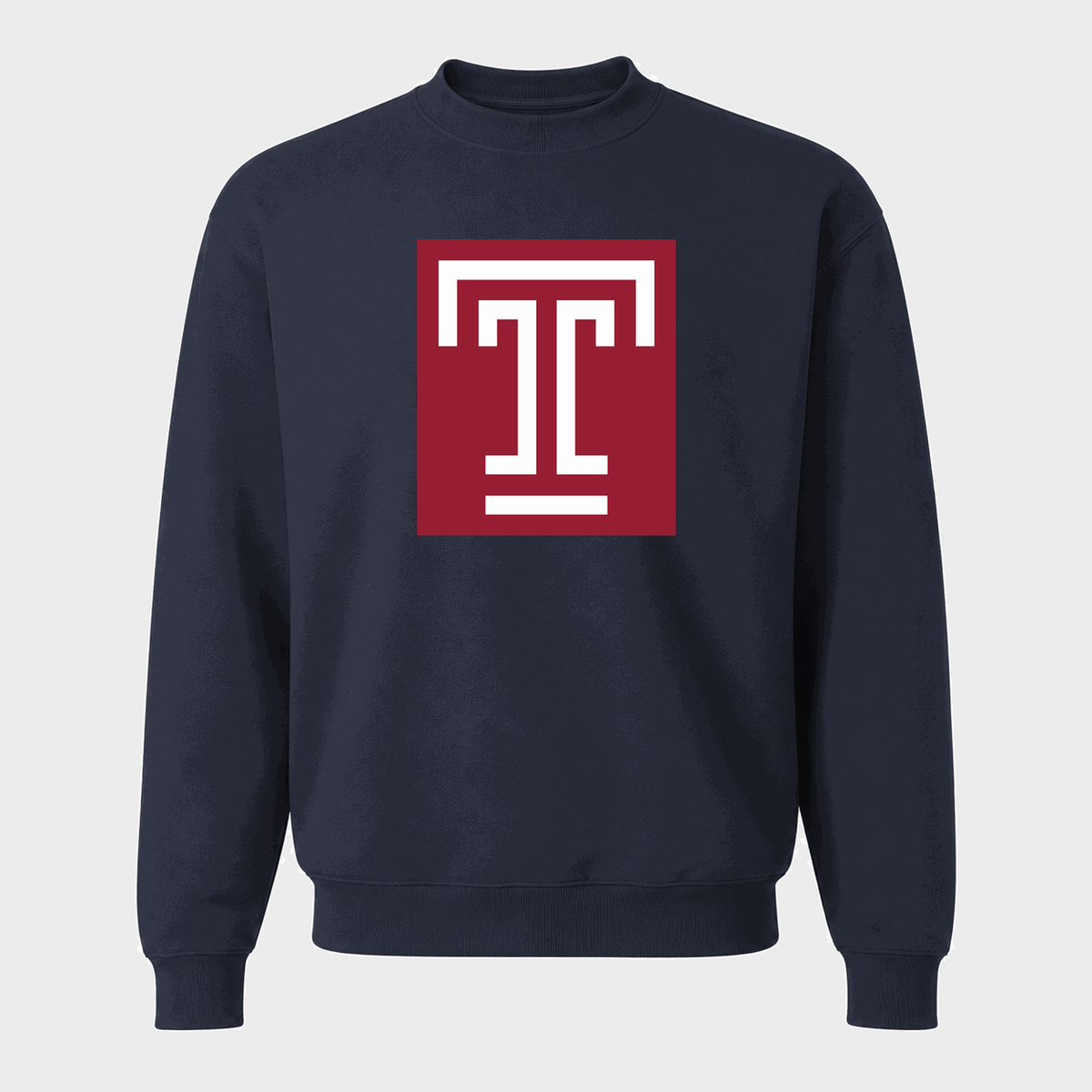 Men's Temple Owls Crewneck Sweatshirt - Navy
