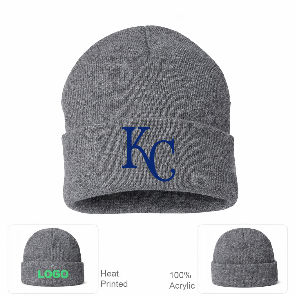 MLB Kansas City Royals Beanie Hat - Gray