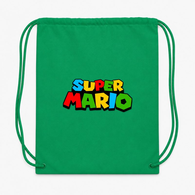 Super Mario Drawstring Bag - Green