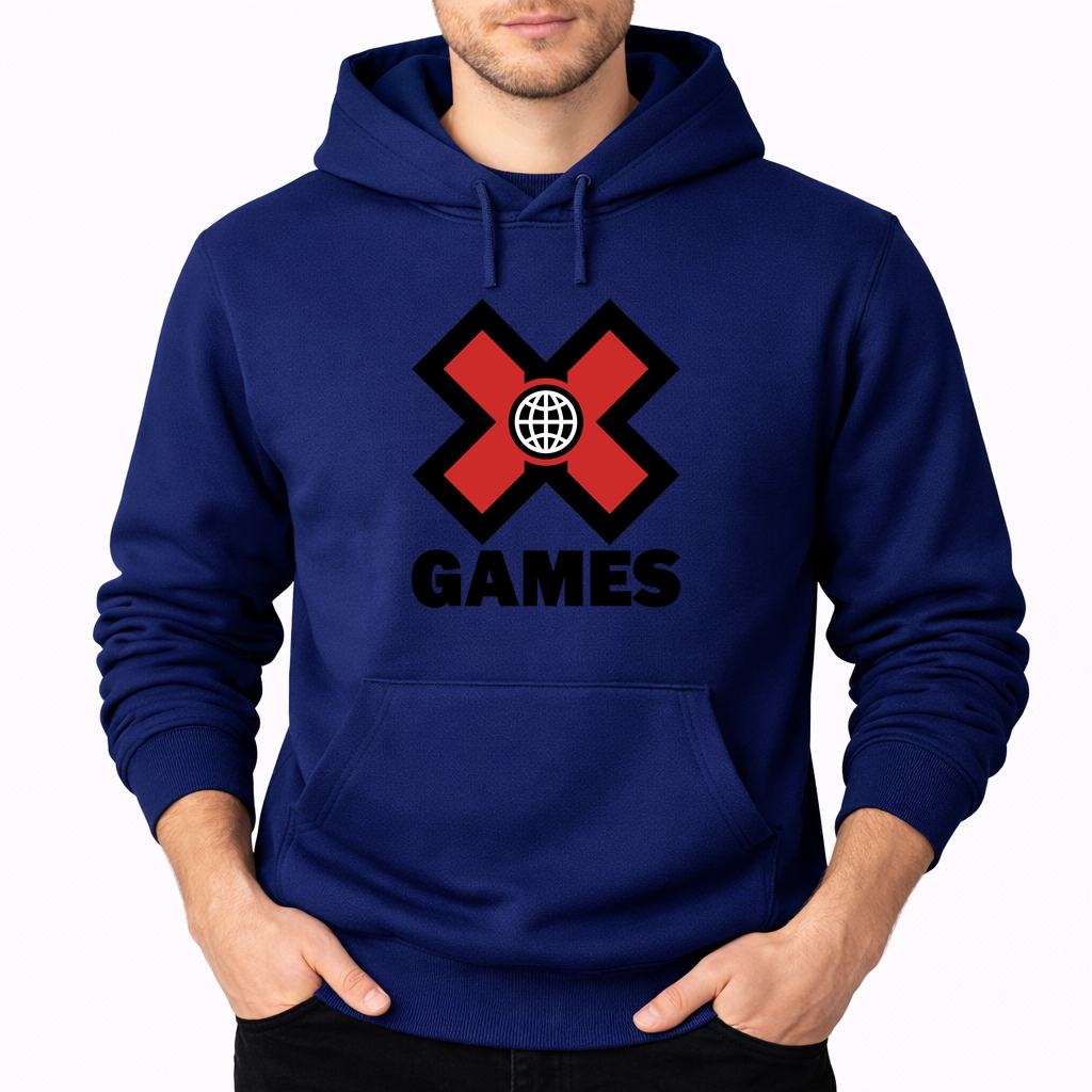 Men's X Games Pullover Hoodie - Navy