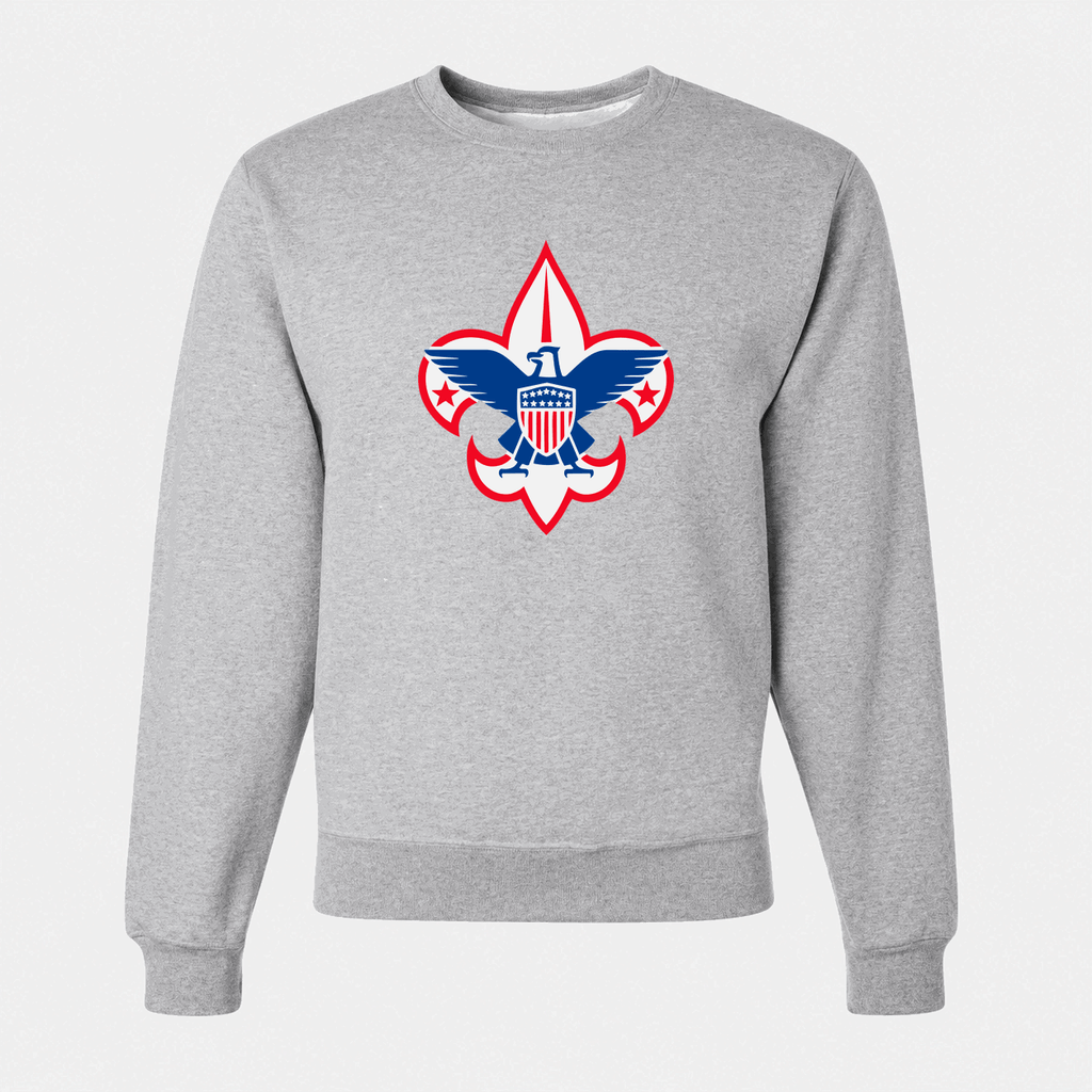 Men's Boy Scouts of America Crewneck Sweatshirt - Gray