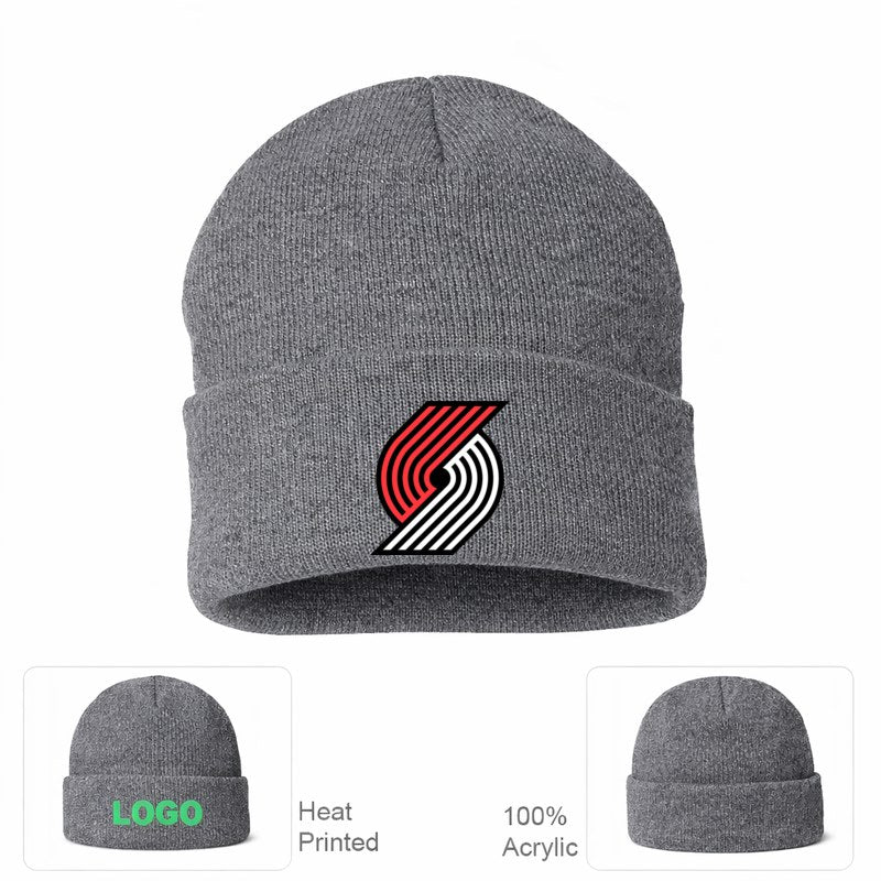 Portland Trail Blazers Grey Beanie Hat