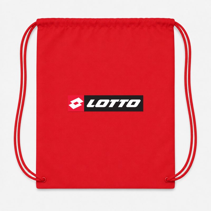 Lotto Drawstring Bag - Red