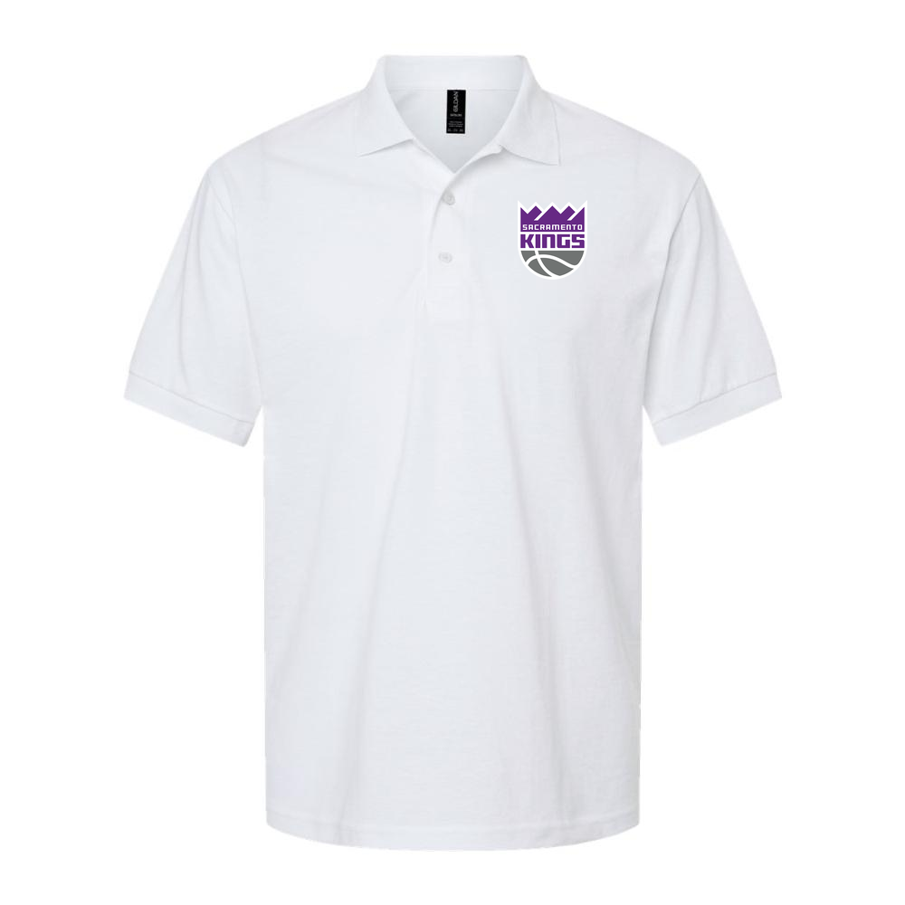 Men's Sacramento Kings Dry Blend Polo - White