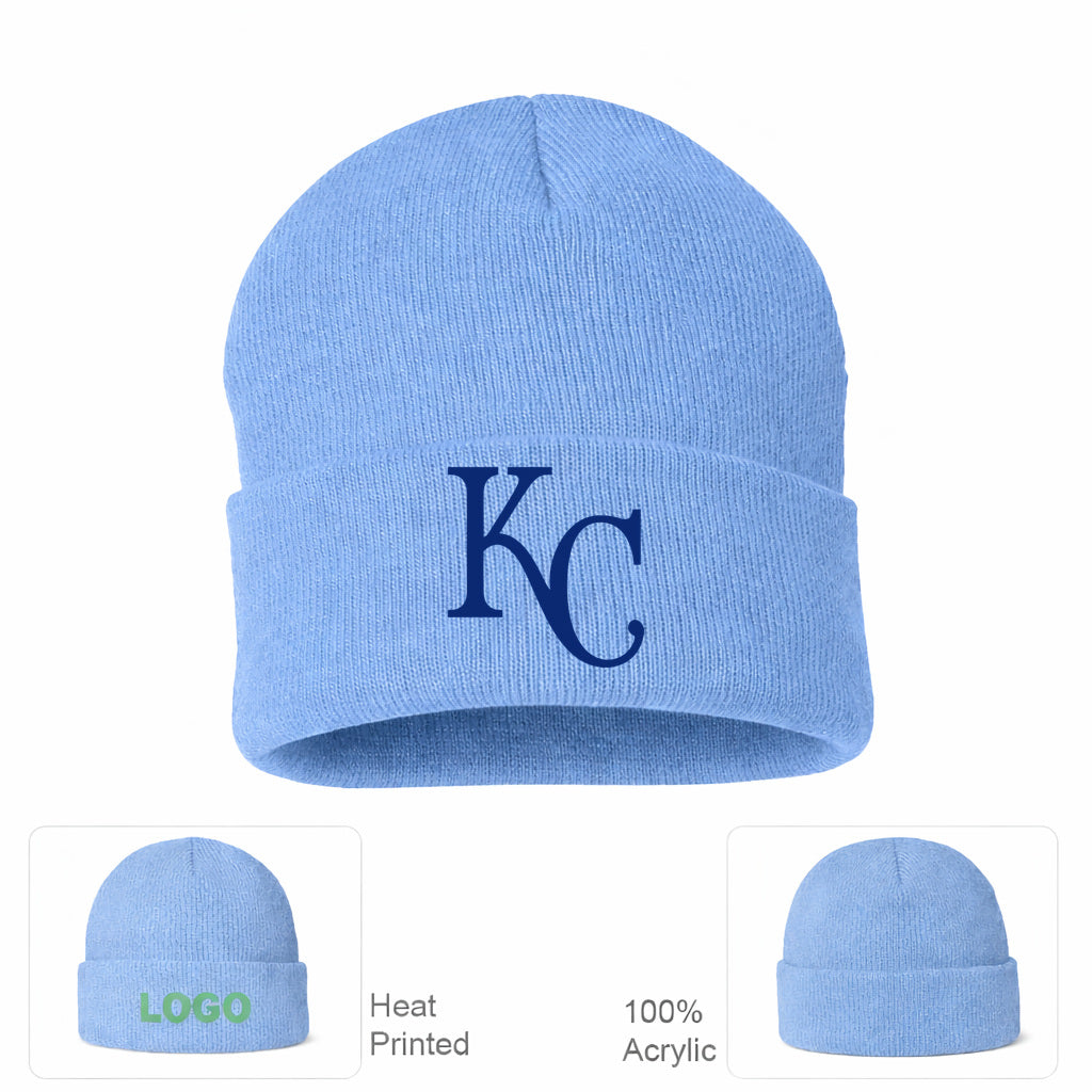 MLB Kansas City Royals Beanie Hat - Sky Blue