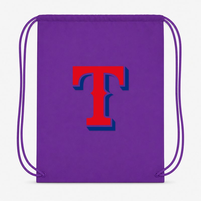 Texas Rangers Drawstring Bag - Purple