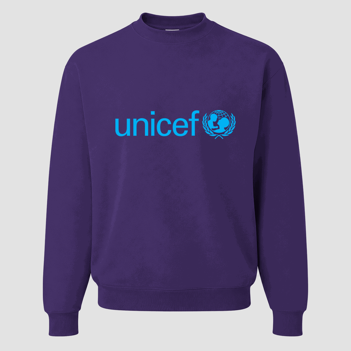 Men's UNICEF Crewneck Sweatshirt - Purple