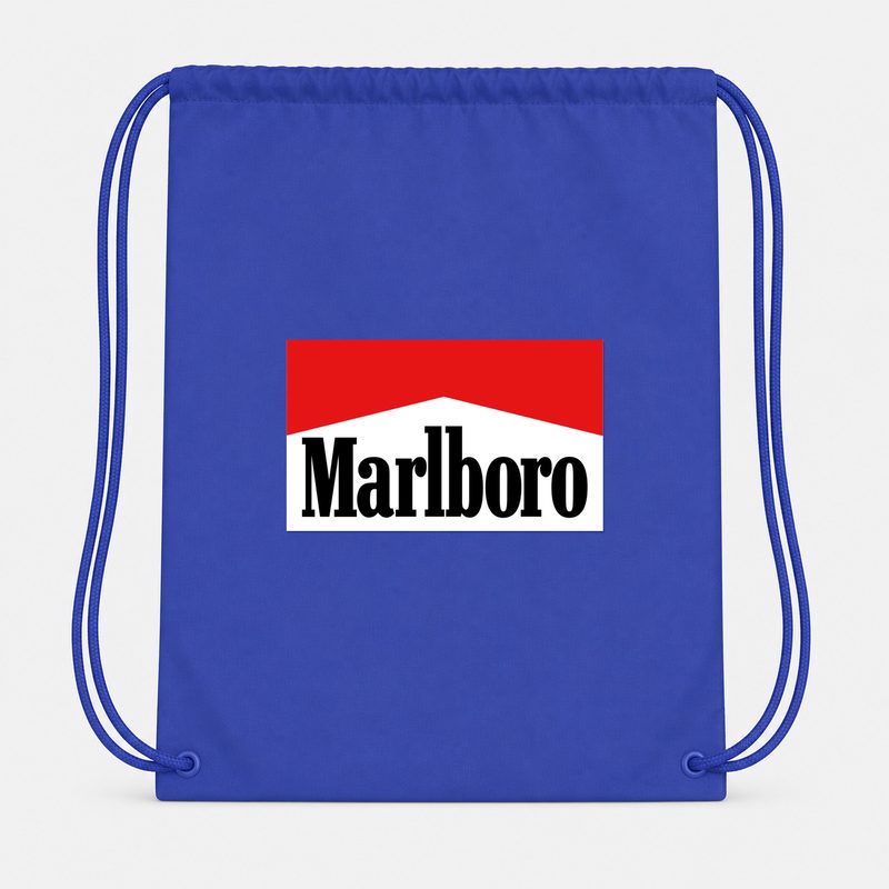 Marlboro Drawstring Bag - Blue