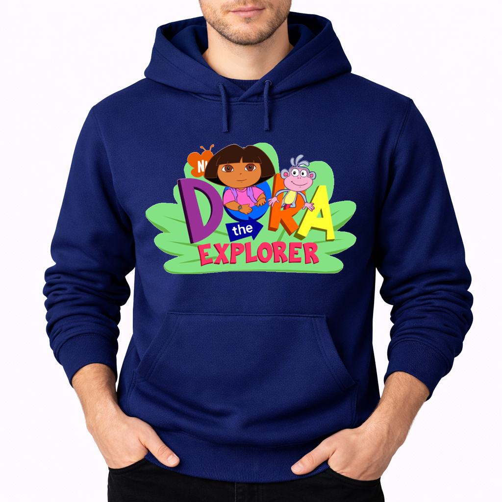 Men's Dora the Explorer Pullover Hoodie - Navy