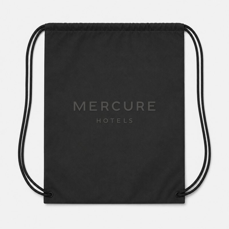 Mercure Drawstring Bag - Black