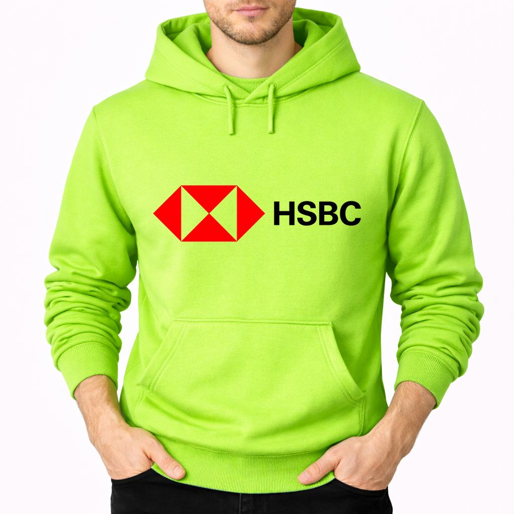 Men's Hsbc Pullover Hoodie - Lime green