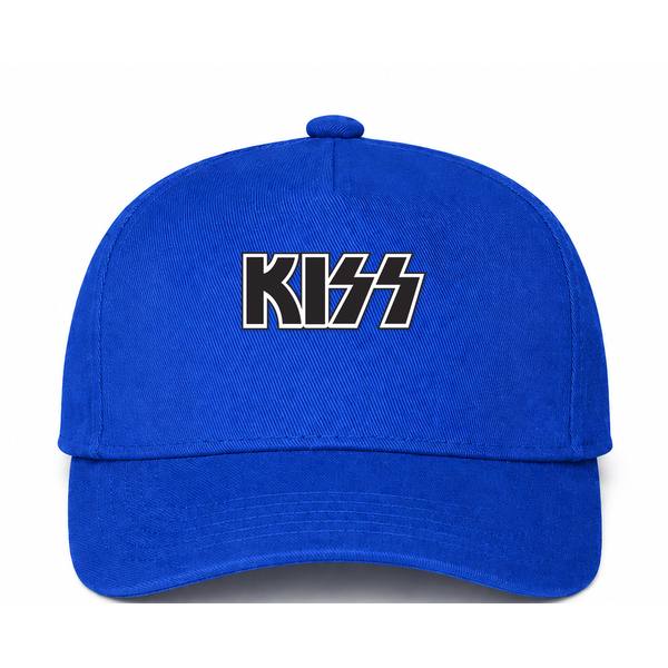 KISS Logo Blue Dad Baseball Cap Hat