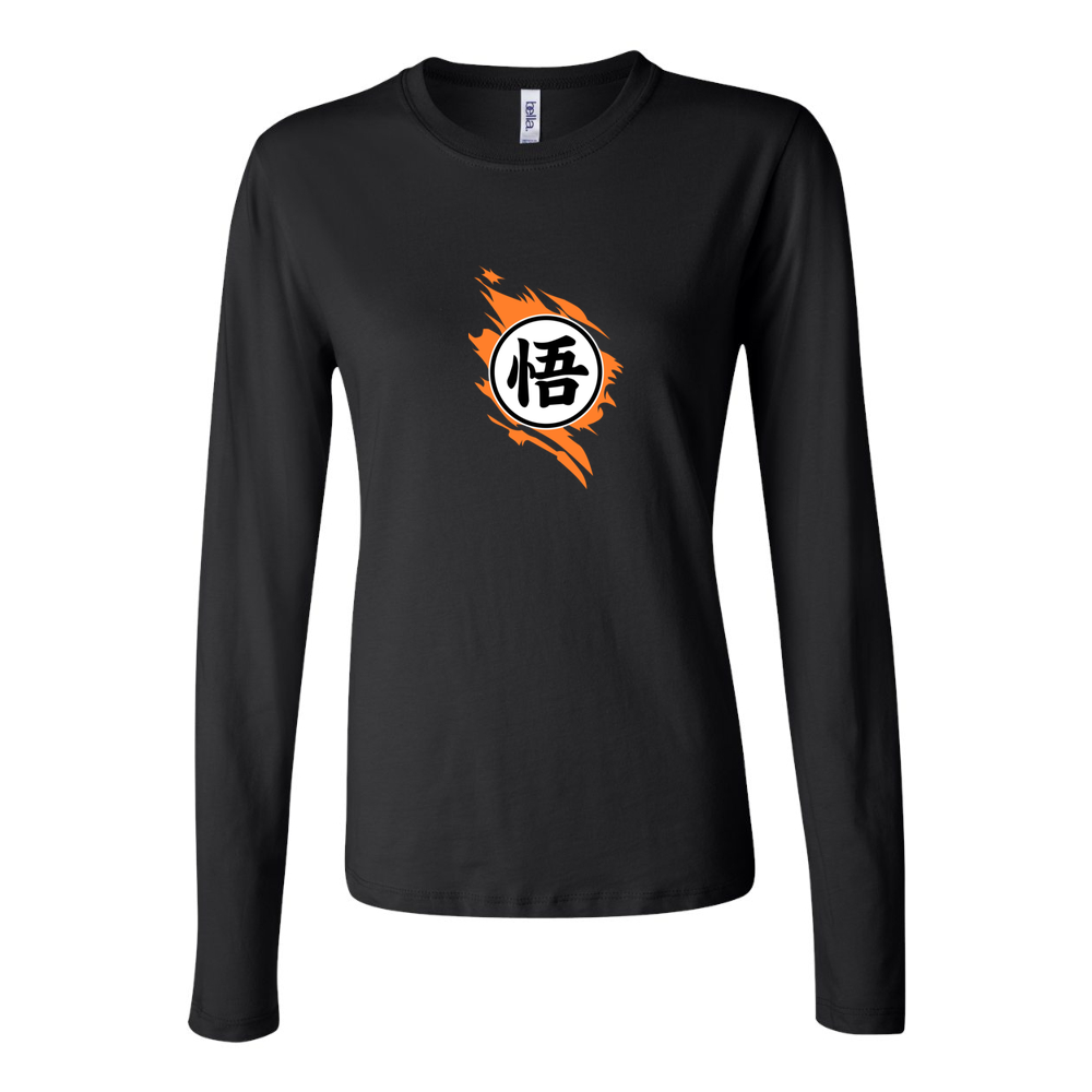 Women's Dragon Ball Z Long Sleeve T-Shirt - Black