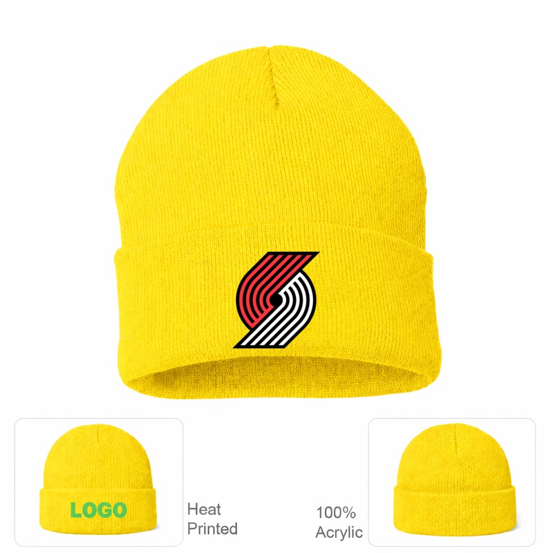 Portland Trail Blazers Yellow Beanie Hat