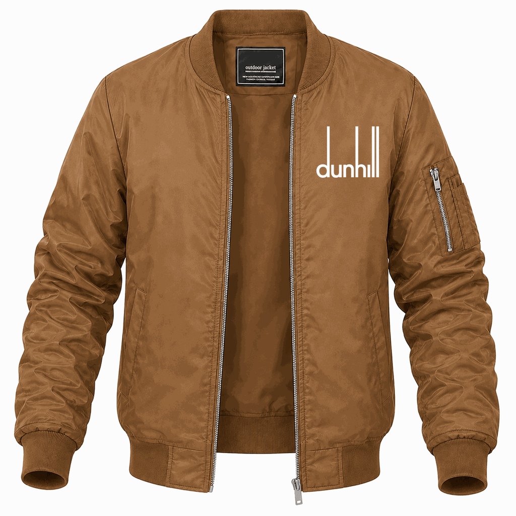 Men's Dunhill Lightweight Bomber Jacket - Brown