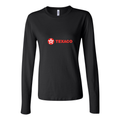 Women's Texaco Logo 1536x864 Long Sleeve T-Shirt - Black