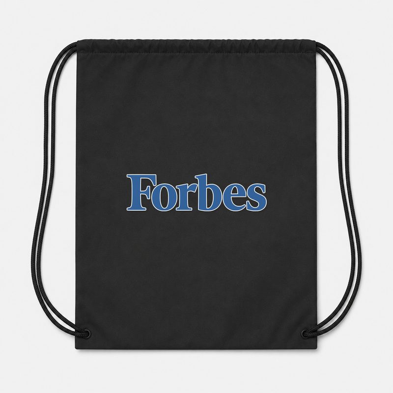 Forbes PNG1 Drawstring Bag - Black