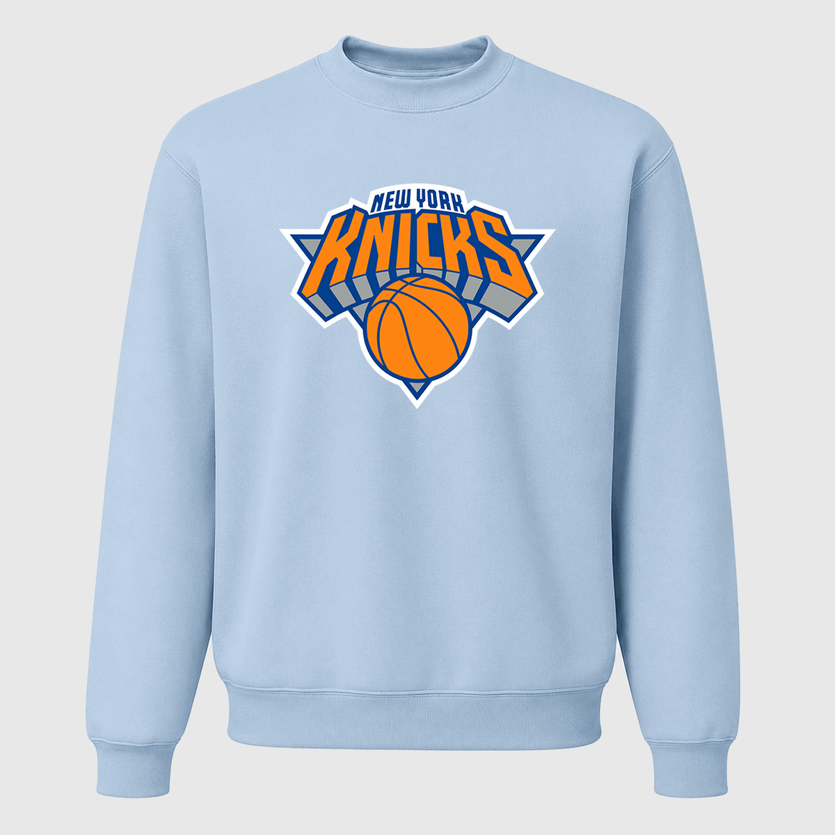 Men's New York Knicks Crewneck Sweatshirt - Sky Blue
