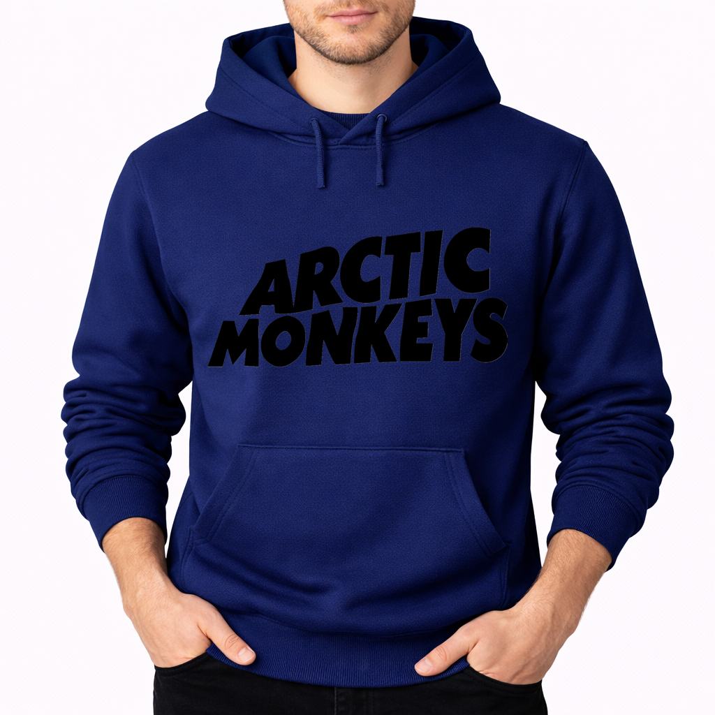 Men's Arctic Monkeys Pullover Hoodie - Navy