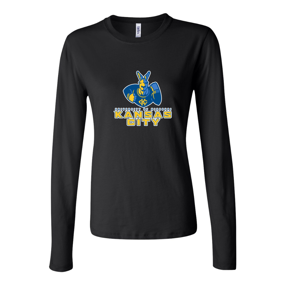 Women's UMKC Kangaroos Long Sleeve T-Shirt - Black