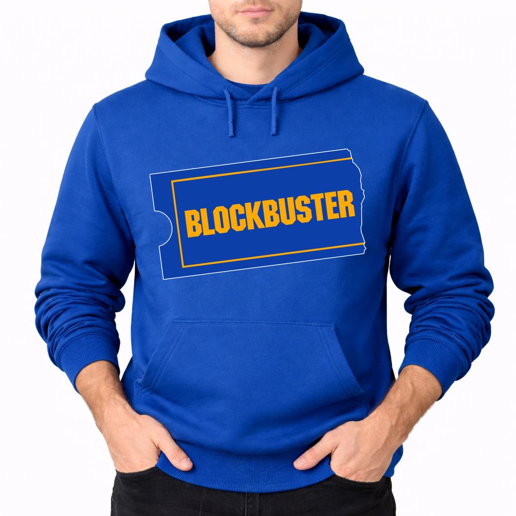 Men's Blockbuster Pullover Hoodie - Blue