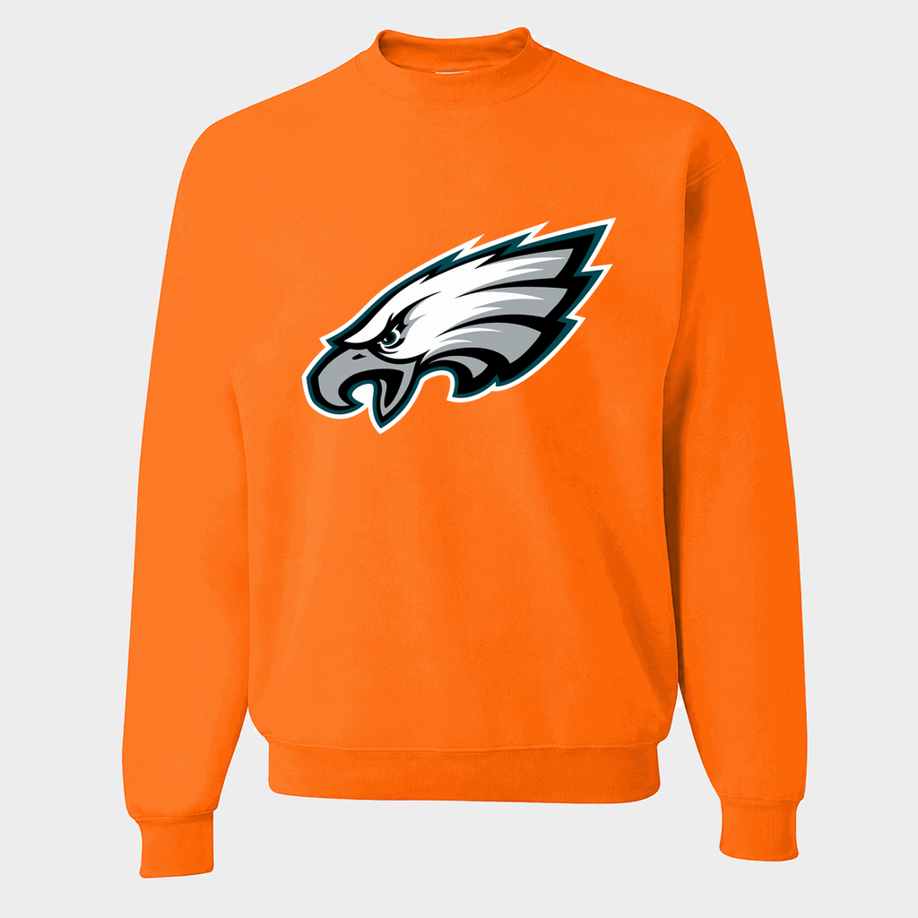 Men's Philadelphia Eagles Crewneck Sweatshirt - Orange